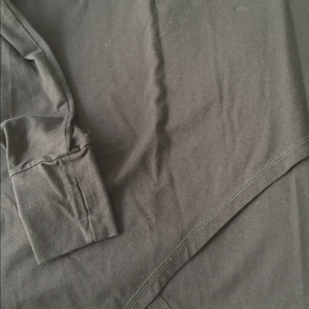 AnyBody Crossover wrap long sleeve Top XS black - Picture 5 of 7